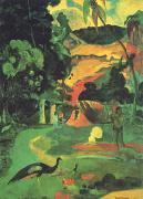 Paul Gauguin Landscape with Peacocks oil painting artist